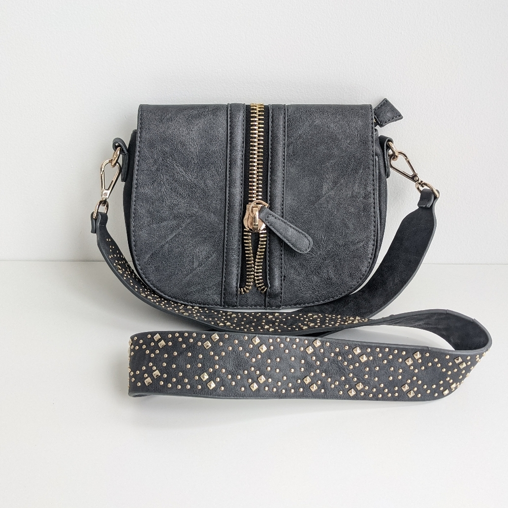 Madison West Vegan Leather Crossbody Bag